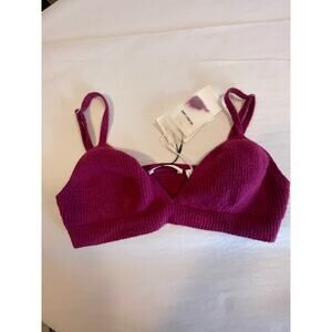 NWT: Helmut Lang Berry Bra in size M/L